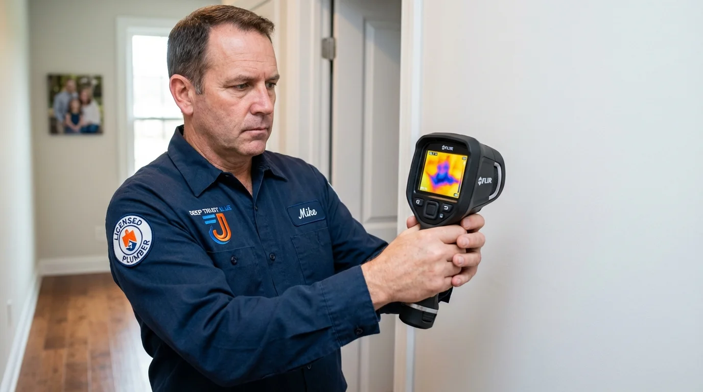 Thermal imaging leak detection by Johns Plumbing LLC in South Jordan